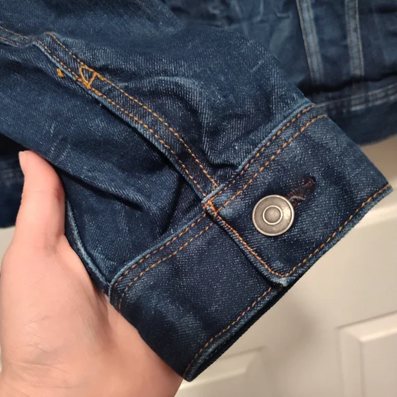 Men's Blue Denim Jacket by George - Picture 5 of 13